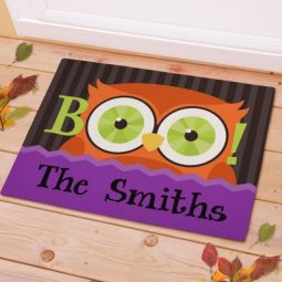 Boo Owl Doormat